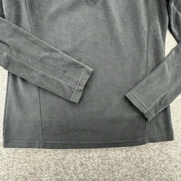 Columbia Women's Black Quarter Zip Fleece Pullover Size M Lightweight Jacket - Picture 7 of 9